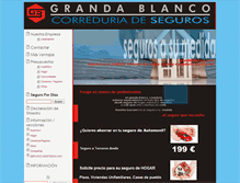 Tablet Screenshot of grandablanco.com